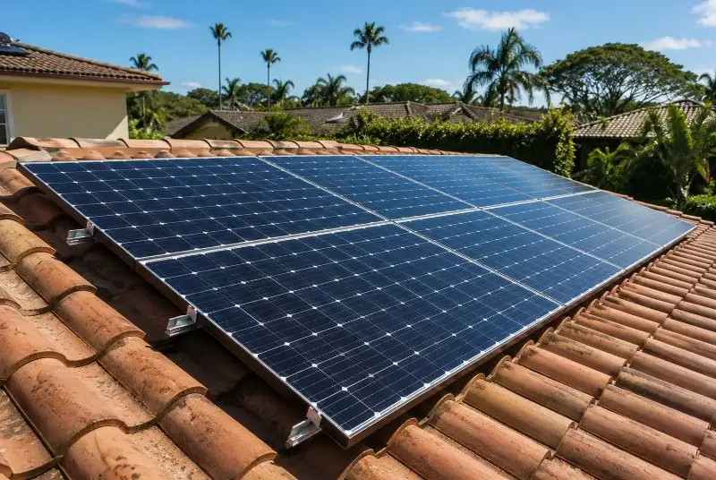Installation de panneaux solaires à Germignac